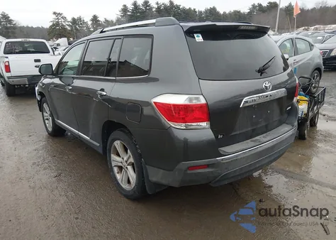 2012 Toyota Highlander Limited V6 z USA, uszkodzony, nr VIN 5TDDK3EH4CS152778
